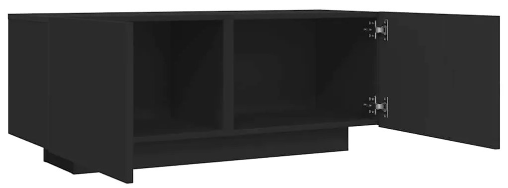 Móvel de TV 100x35x40 cm madeira processada preto