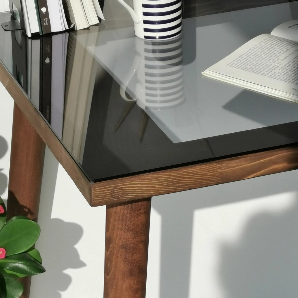 Secretária Cozy – Nogal – 110 cm x 73 cm x 60 cm