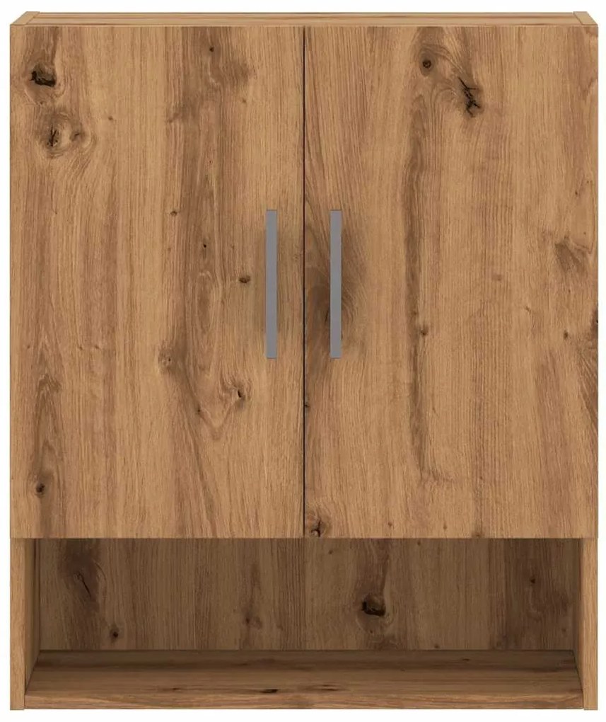 Armário parede 60x31x70 cm derivados madeira carvalho artisiano