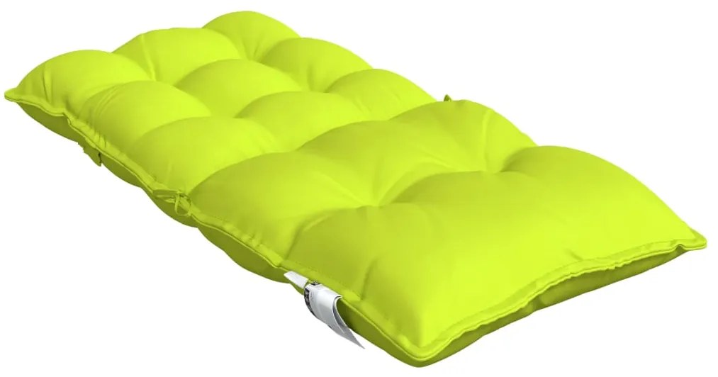 Almofadões cadeira encosto baixo 6 pcs oxford verde brilhante