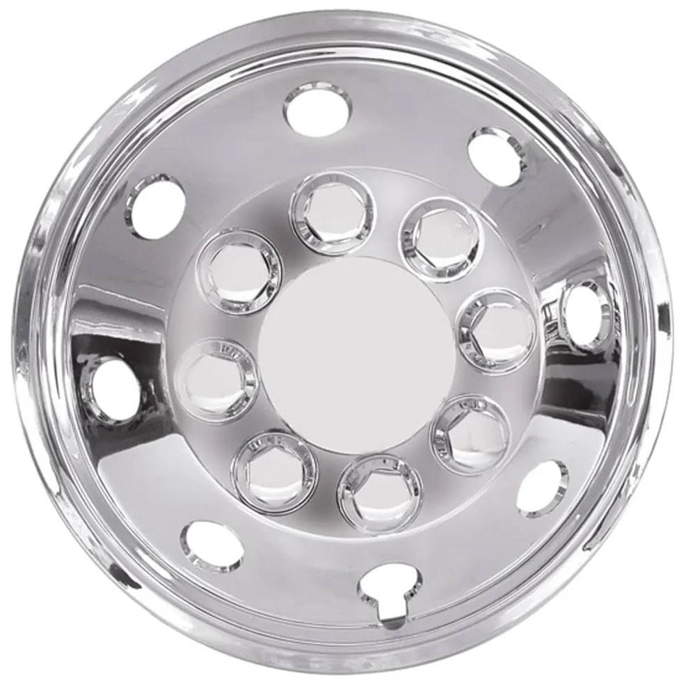 439357 Carpoint Conjunto de tampões de roda esférico 41 cm cromado