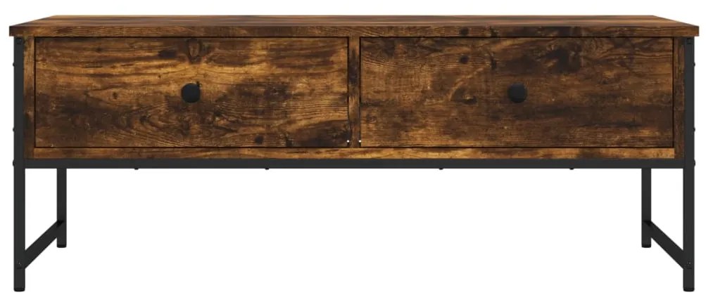 Mesa de centro 101x49x39,5 cm derivados madeira carvalho fumado