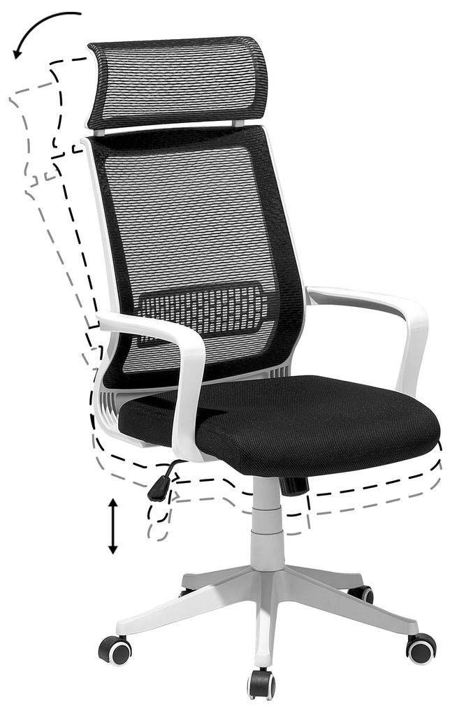 Cadeira de escritório preta LEADER Beliani