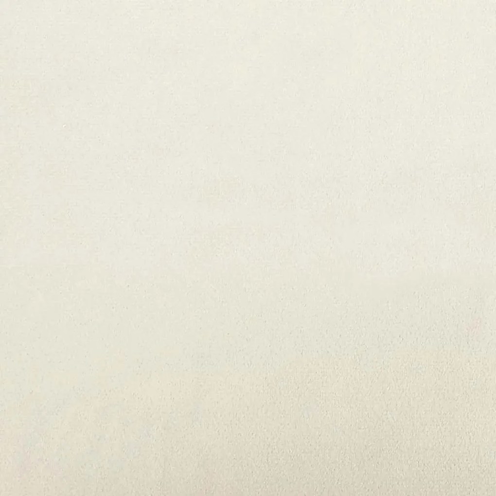 Poltrona 60 cm veludo creme