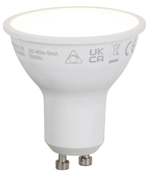 Conjunto de lâmpadas LED GU10 reguláveis inteligentes 4,7W 400 lm 2700K-6500K incl. Zigbee Smart Hub