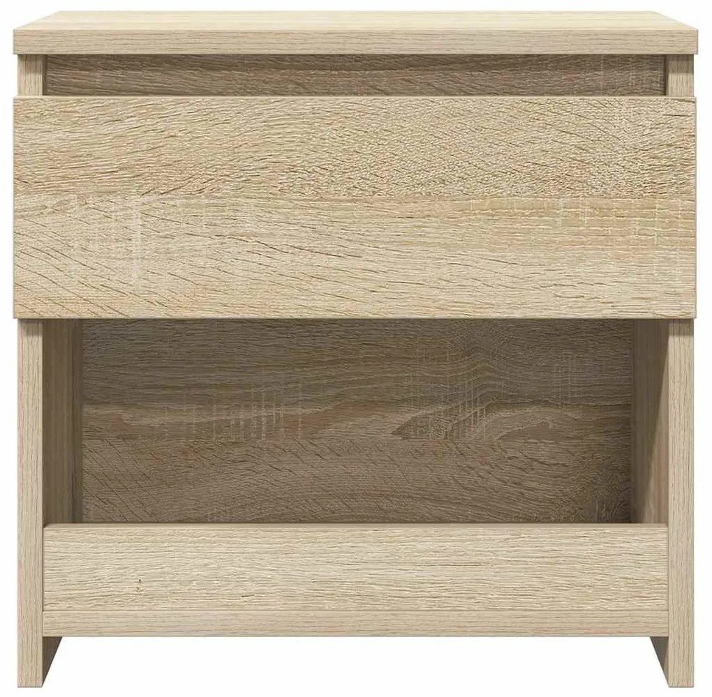Mesas de cabeceira 2 pcs 40x30x39 cm contraplacado carv. sonoma