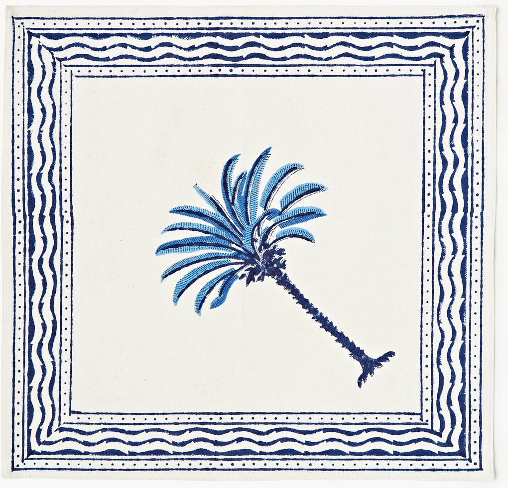 Guardanapos de tecido The Palms, conjunto de 4