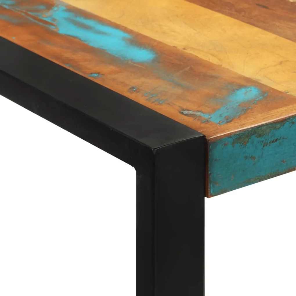 Mesa de bar 140x70x110 cm madeira recuperada maciça