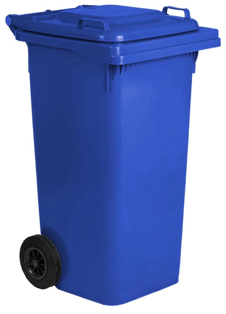 Contentor Lixo Com Rodas Azul 240l 72X58X106cm