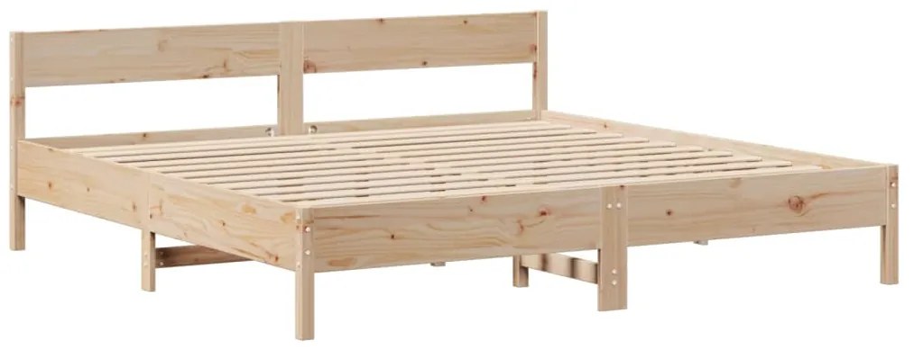 Cama sem colchão 180x200 cm madeira de pinho maciça