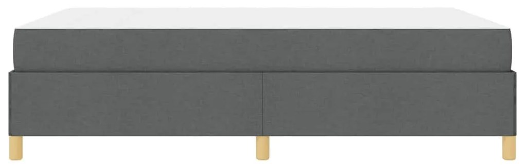 Cama Box Cinza Escuro e Branco e Cinza Escuro 140 x 190 cm
