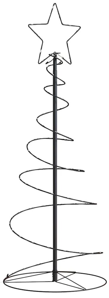 LED Árvore de Natal 80 LEDs Branco Quente 120 cm
