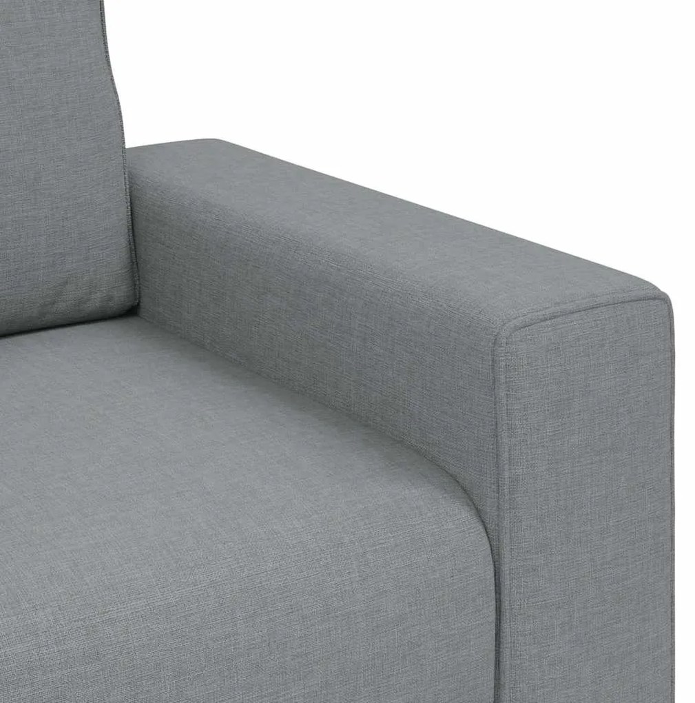 Poltrona tecido 60 cm cinzento-claro