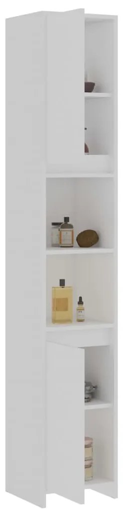 Armário de casa de banho derivados de madeira branco