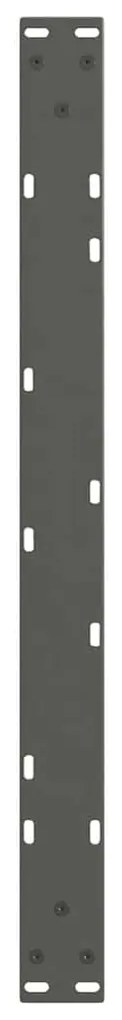 Pés para mesa de centro em V, 2 peças, antracite, 70x(30-31,3) cm, aço
