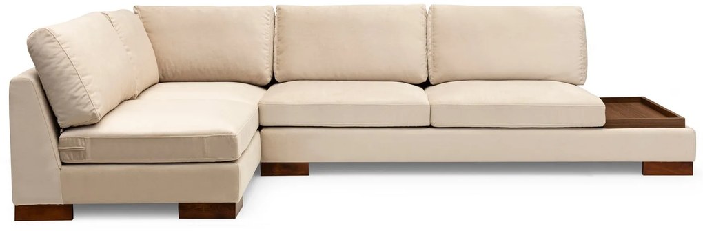 Sofá de Canto Tulip - Bege - 193 cm x 313 cm