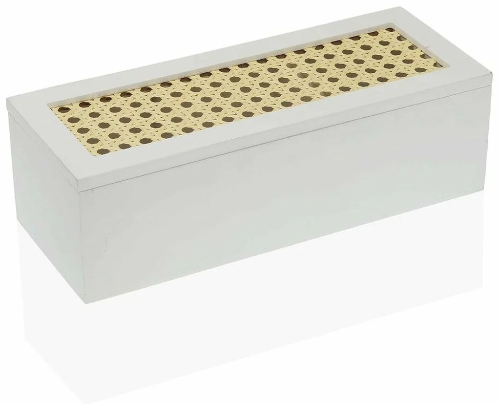 Guarda-Joias Versa Retangular Branco (10 x 8 x 26 cm)
