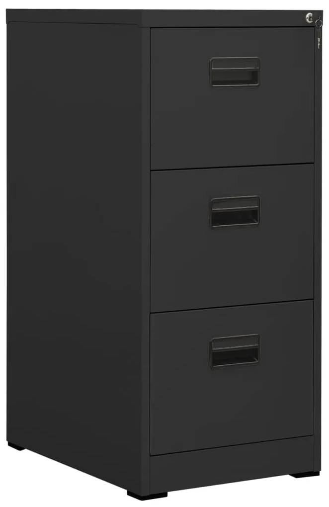 vidaXL Arquivador 46x62x102,5 cm aço antracite
