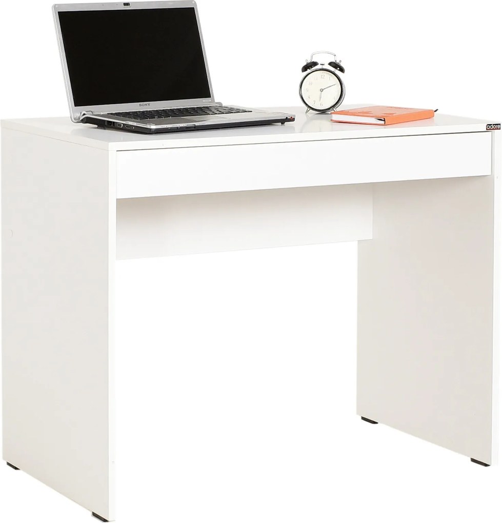 Secretária "Inspire" - 90 x 75 x 55 cm - Branco - Design Moderno
