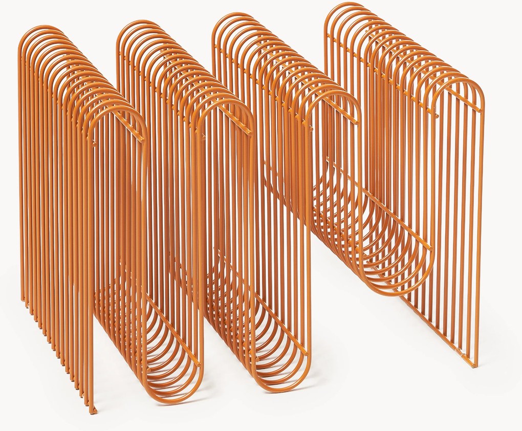 Suporte para revistas em metal Curva