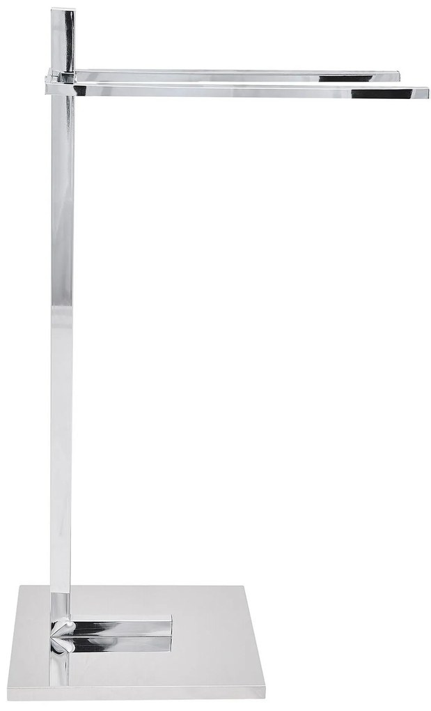 Toalheiro prateado 45 x 86 cm SELVA Beliani
