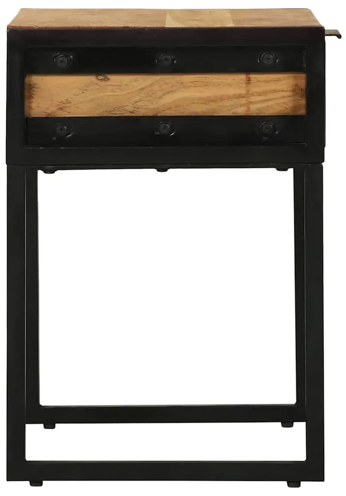 Criado-mudo vidaXL 40x35x50 cm Madeira Sólida de Acácia