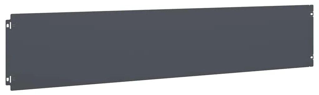 Orlas de relva 10 pcs antracite 20x103 cm aço laminado a frio