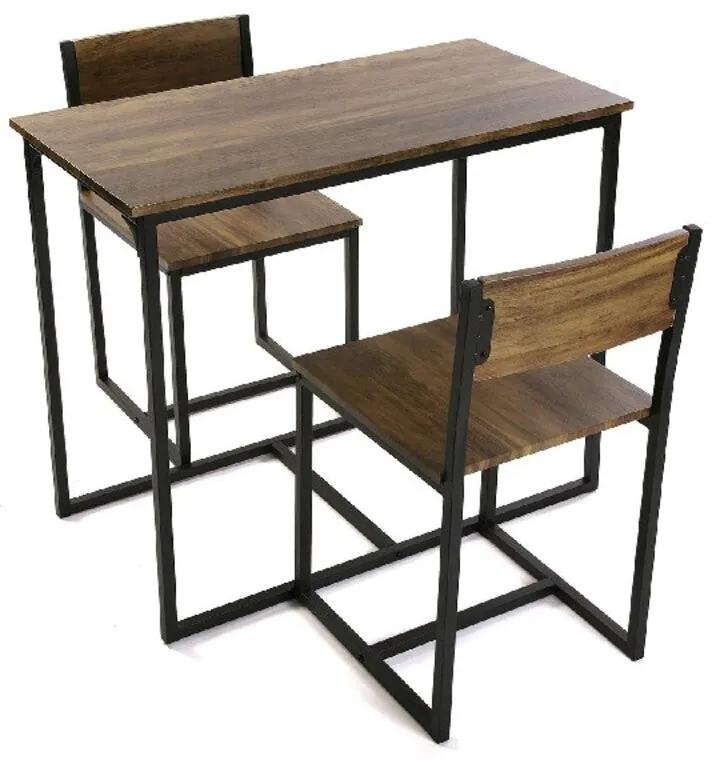 Conjunto de mesa com 2 cadeiras Inge Versa Madeira MDF (45 x 75 x 89 cm)