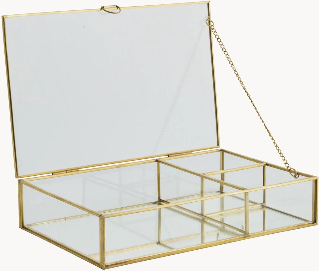 Caixa de jóias de vidro Laura