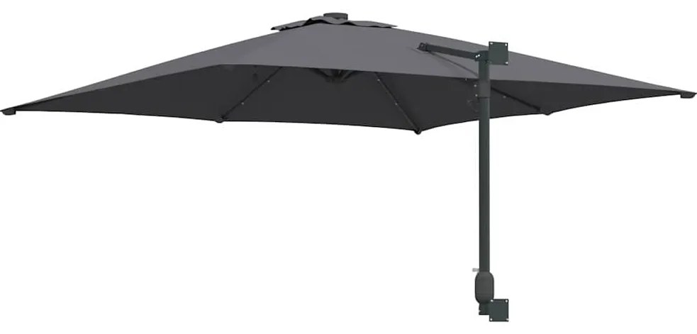 Guarda-sol de Jardim Antracite 248.5 x 247.5 x 160 cm tecido