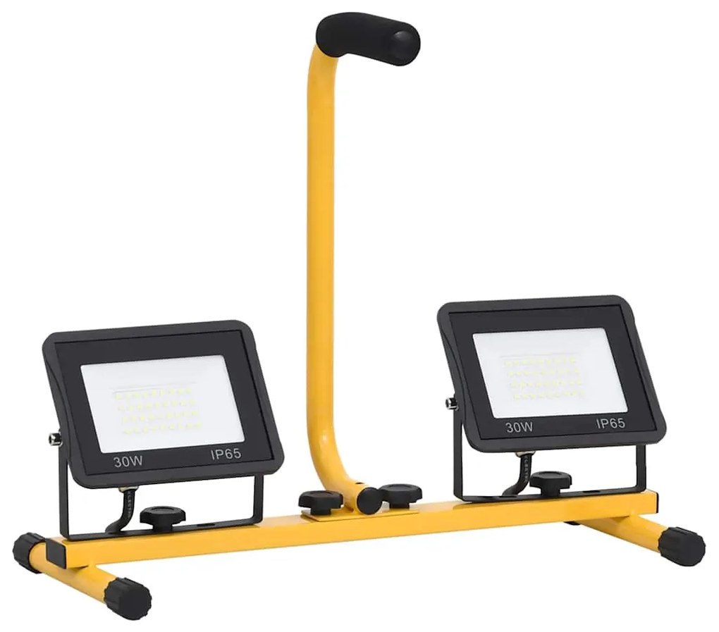 Projetor c/ iluminação LED e pega 2x30 W branco quente