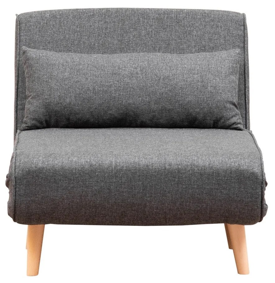Sofá-Cama Folde – Cinzento Escuro – 180 x 80 cm