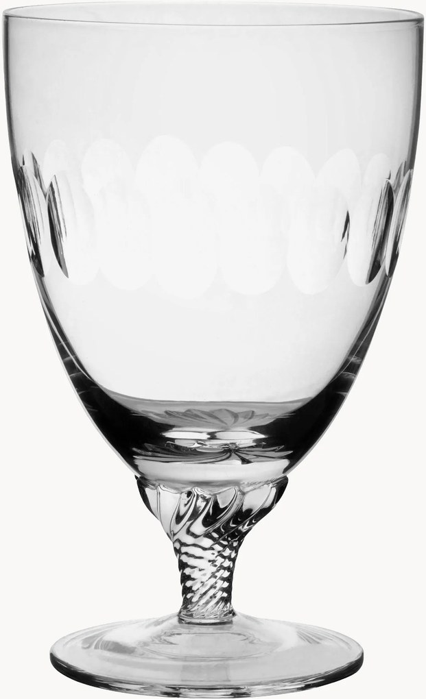 Copos bistrô em cristal artesanal Lens, conjunto de 6