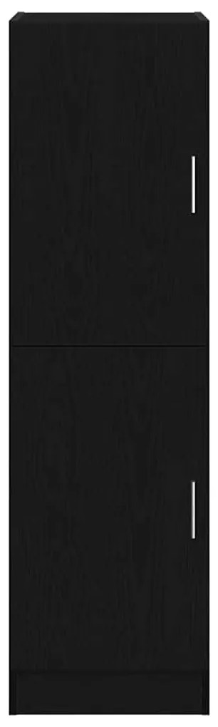 Armário de cozinha 38x41,5x131,5 cm derivados de madeira preto