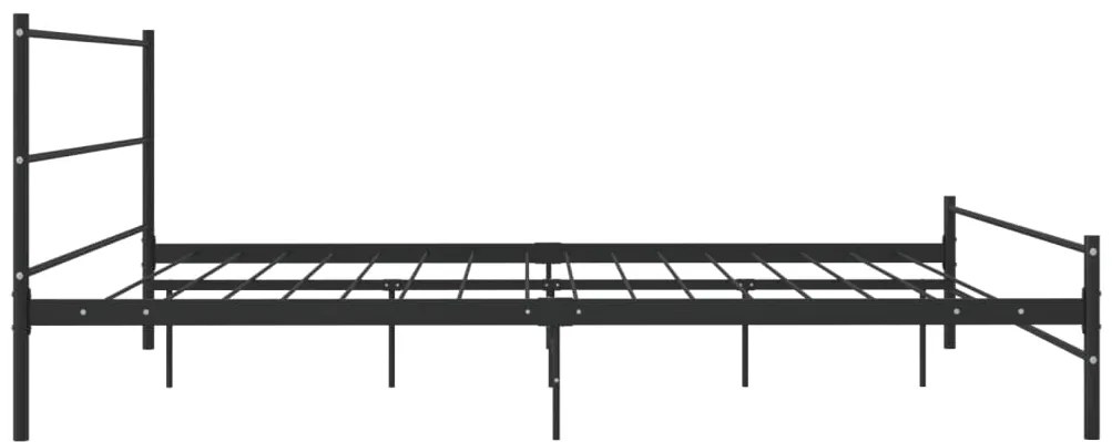 Estrutura de cama 180x200 cm metal preto