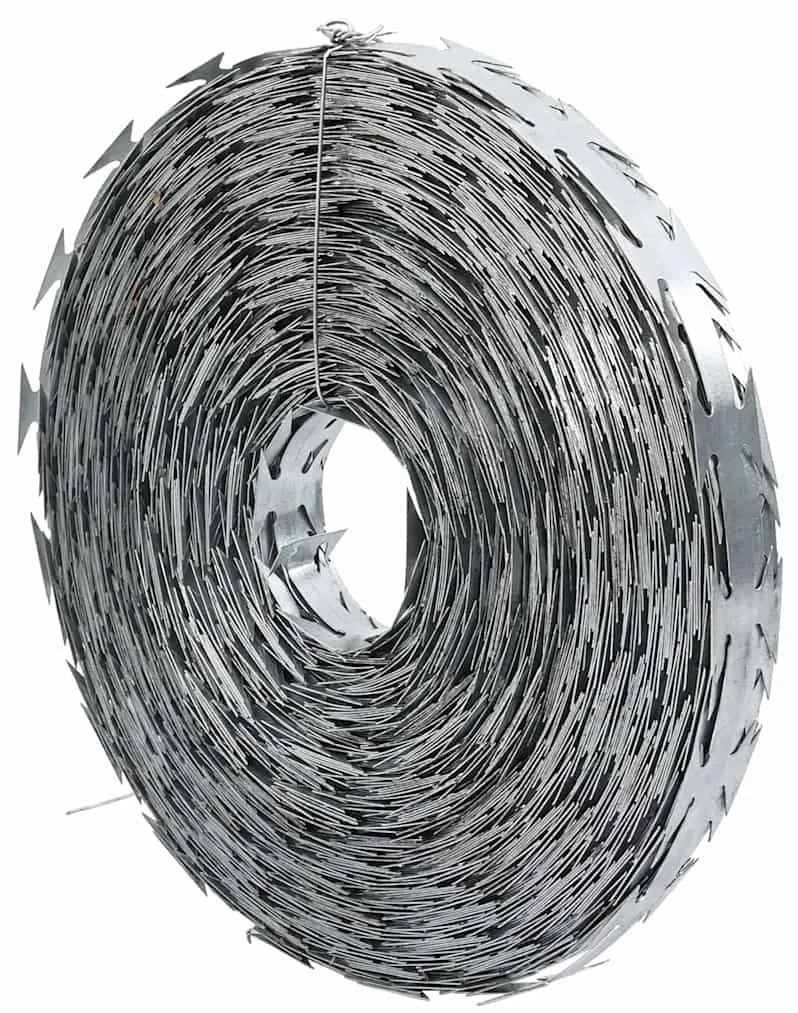 vidaXL Fio Lâmina Prateado 5000 x 1.9 cm Aço galvanizado