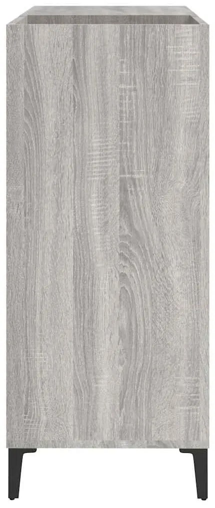 Armário p/ discos 84,5x38x89 cm derivados madeira cinza sonoma
