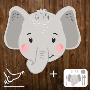 Tapete infantil - Elefante