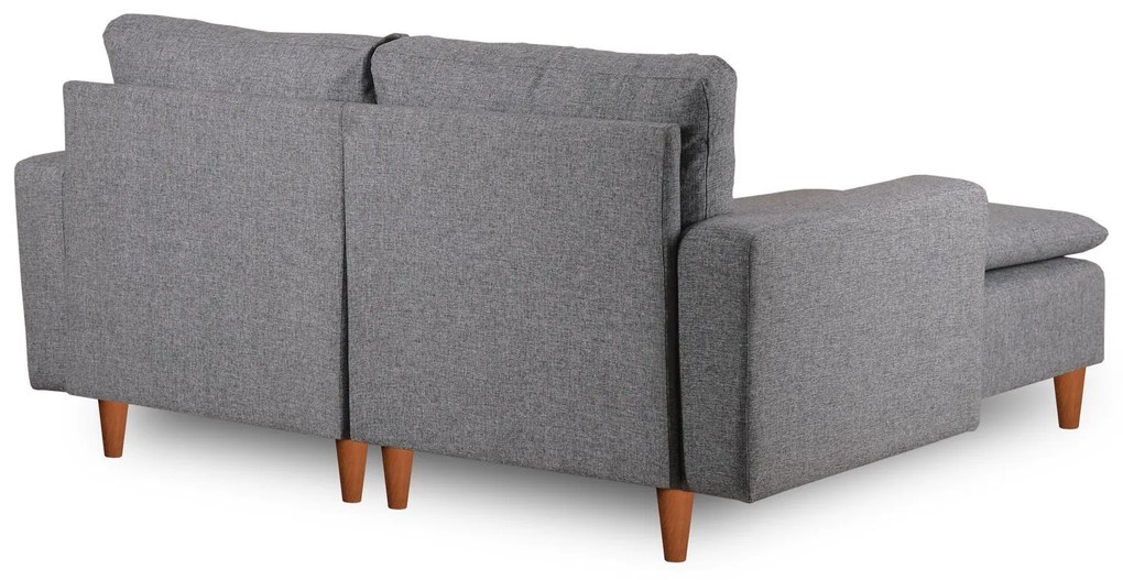 Sofá de Canto Lungo – Cinzento Claro – 180 cm