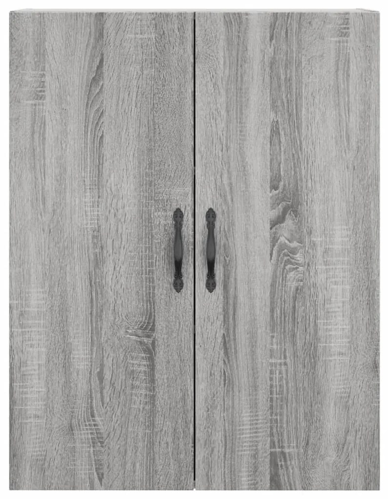 Móveis de parede 2 pcs derivados de madeira cinzento sonoma