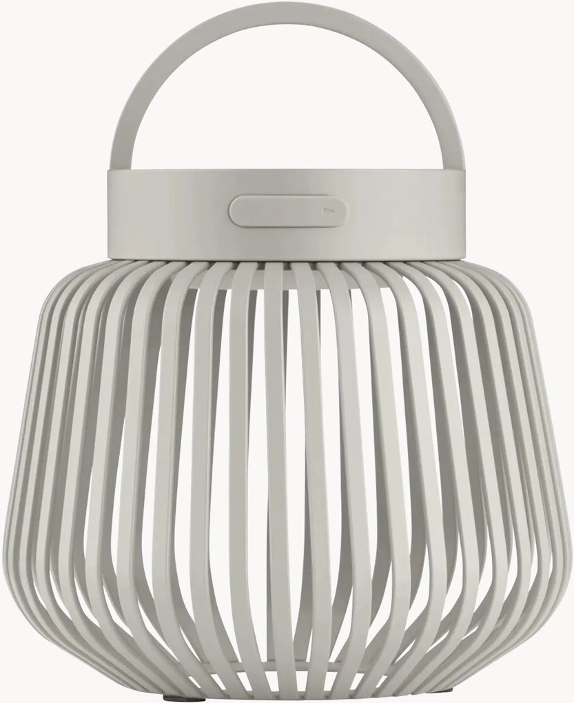 Candeeiro de mesa LED portátil para exterior Lito, Alt 12 cm