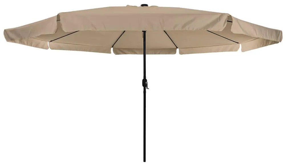 Guarda-Sol com Luzes LED 395x245 cm Taupe
