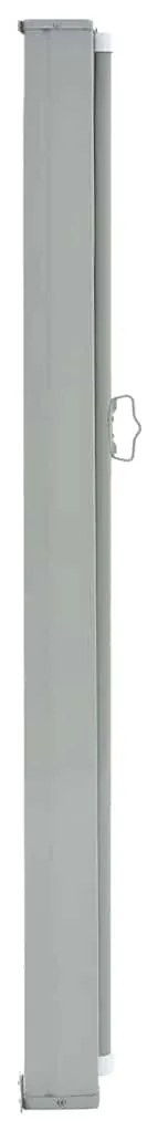Toldo lateral retrátil para pátio 140x300 cm creme
