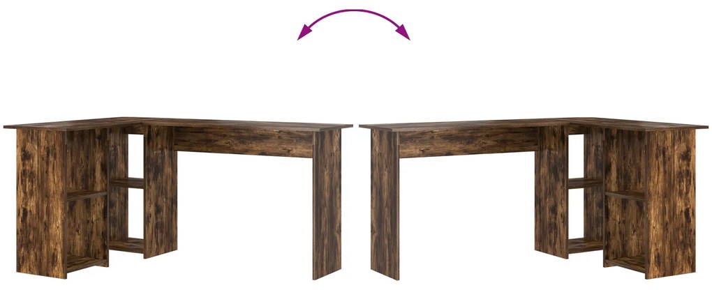 mesa de escritório Carvalho Fumado Carvalho fumado