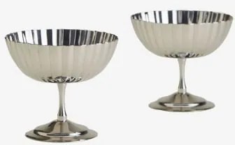 Pack De 2 Taças De Gelado 30 Cl Em Aço Inoxidável Eluniva Aço Inoxidável - Sklum