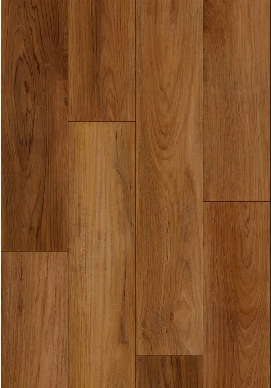 Mexen Lubbock amostra de painéis de vinil SPC 6,5 mm, suporte IXPE 1,5 mm, 4 V-Fuga, Teca - F1092-S