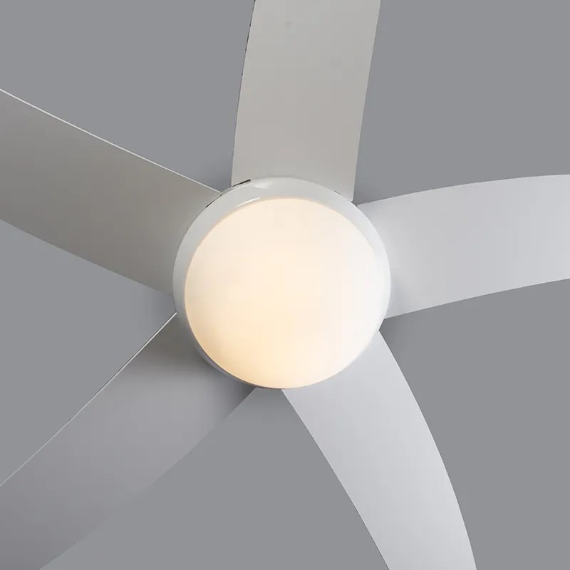 Ventilador de teto branco com comando remoto - Cool 52 Moderno