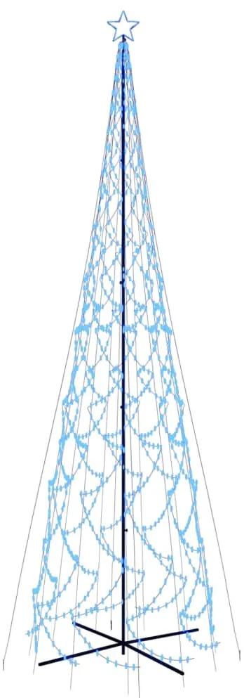 Árvore de Natal em cone 3000 luzes LED 230x800 cm azul