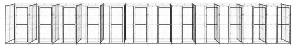 Canil de exterior 29,04 m² aço