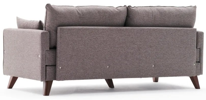 Sofá-Cama 3 Lugares Bella – Castanho – 208 x 85 x 81 cm